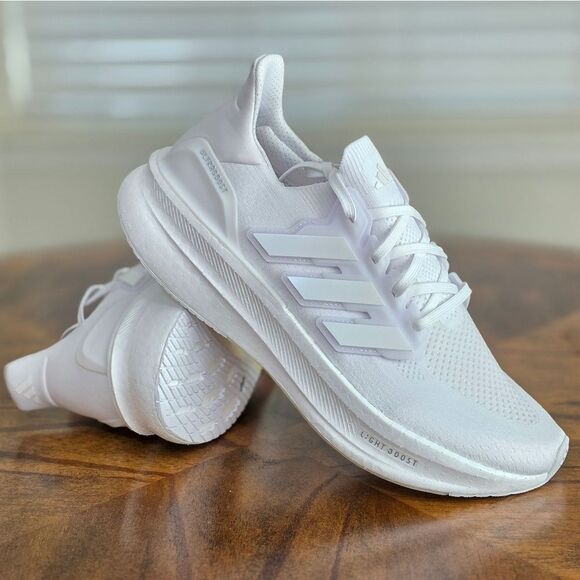 Adidas Ultraboost 5 Triple White Running Shoes Light Boost Women's 11.5 ID8848 - Picture 15 of 15